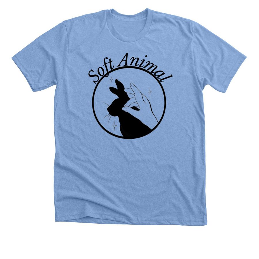 First ever Soft Animal merch fundraiser!, a Heather Carolina Blue Premium Unisex Tee