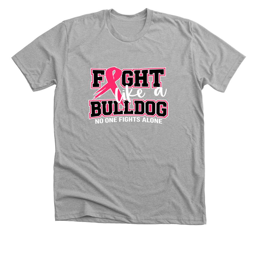 Murphy's Mission: Teach, Fight, Thrive, a Athletic Heather Premium Unisex Tee