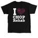 I Heart CHOP Rehab, a Black Classic Unisex Tee