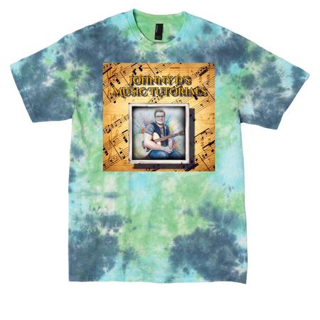 Johnny D's Music Tutorials - Shirts!, a Planet Earth Colorburst Crystal Tie Dye Tee