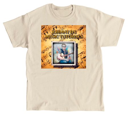 Johnny D's Music Tutorials - Shirts!, a Sand Classic Unisex Tee