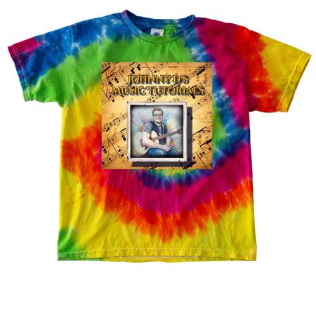 Johnny D's Music Tutorials - Shirts!, a Moondance Youth Tie Dye Tee