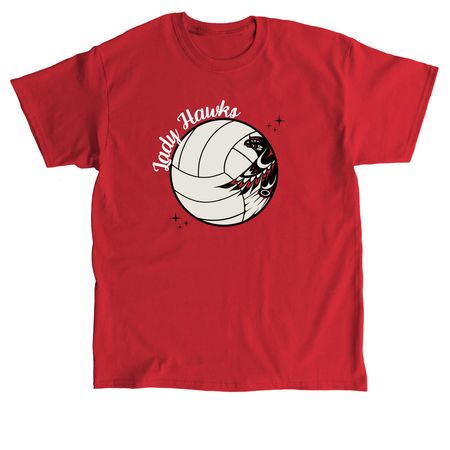 lady hawks, a Red Classic Unisex Tee