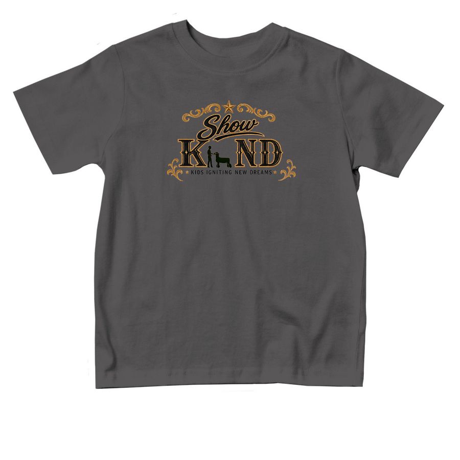 Show Kind, a Charcoal Toddler Tee