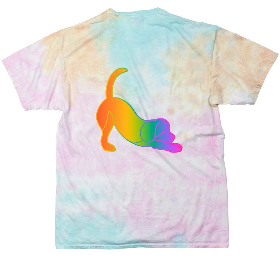 LOVE is LOVE (Premium), a Snow Cone Classic Tie Dye Tee (back-view)