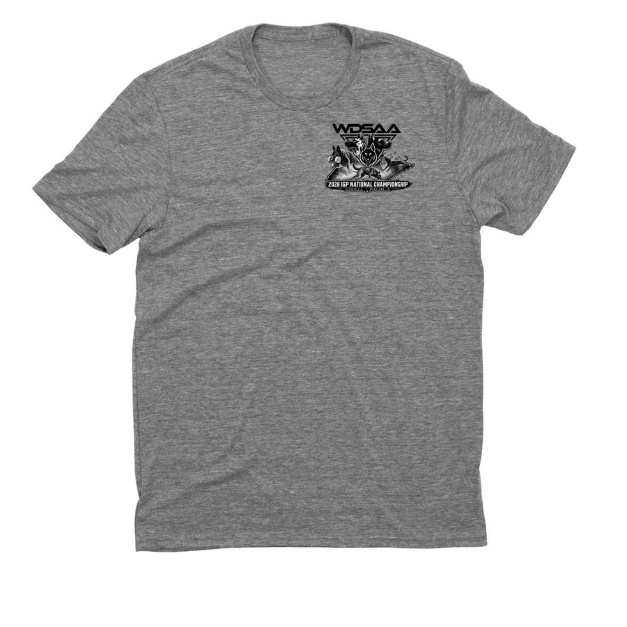 2026 South Regional Championship, a Aluminum Grey Allmade Eco Triblend Unisex Tee
