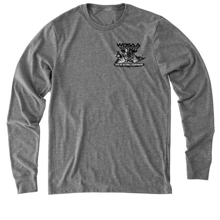 2026 South Regional Championship, a Aluminum Grey Allmade Eco Triblend Long Sleeve Tee