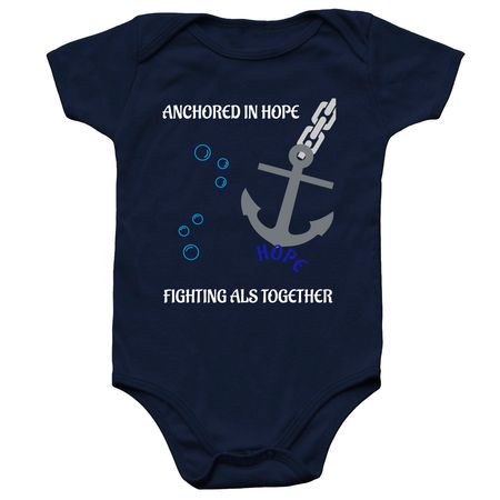 Anchored In Hope: Baby, a Navy Infant Onesie