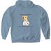 Illinois Dogtor, a Stone Blue Gildan Softstyle Pullover Hoodie