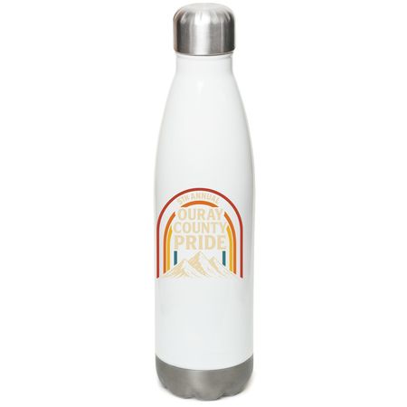 ARCHIVE: 5th Annual OC Pride, a White Stainless Steel Water Bottle