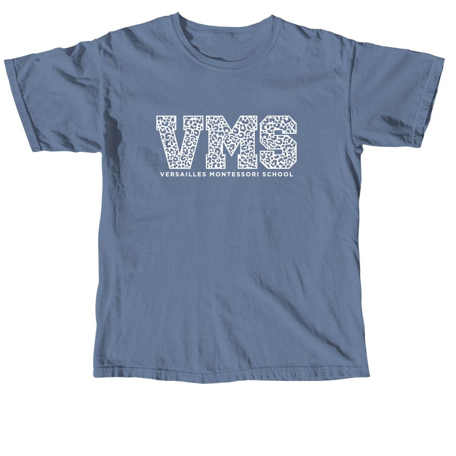 VMS Cheetah, a Blue Jean Comfort Colors Unisex Tee
