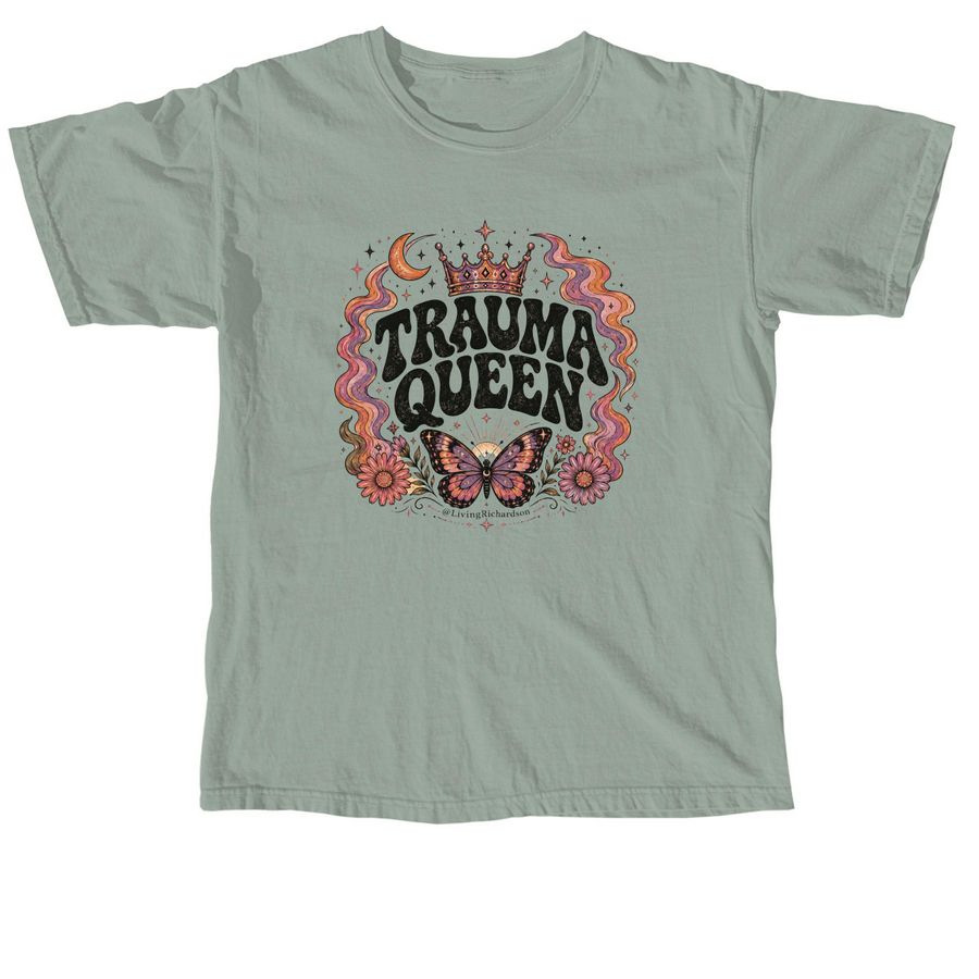 Trauma Queen, a Bay Comfort Colors Unisex Tee