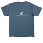 NOVA52 Virtual: Stronger Together, a Indigo Blue Classic Unisex Tee (back-view)