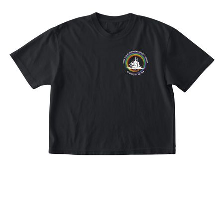 Local History Means Everyone's History., a Black Comfort Colors Boxy Tee