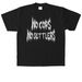 N O &nbsp;C O P S , N O &nbsp;S E T T L E R S 01, a Black Heavyweight Garment Dye Tee