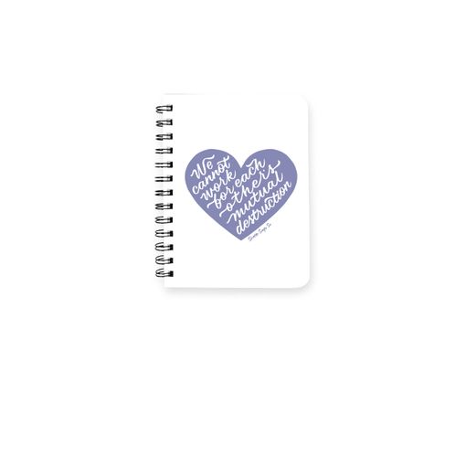 Mutual Destruction (Purple) Spiral Notebook