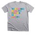 Teaching Health Makes Me Happy, a Athletic Heather Premium Unisex Tee