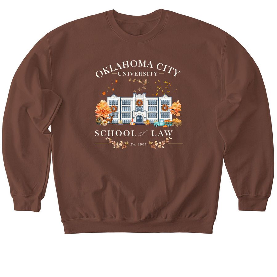 OCU Law Fall Collection&nbsp;, a Cocoa Softstyle Crewneck Sweatshirt