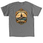 USS KENTUCKY, a Charcoal Classic Unisex Tee (back-view)