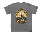 USS KENTUCKY, a Charcoal Youth Unisex Tee (back-view)
