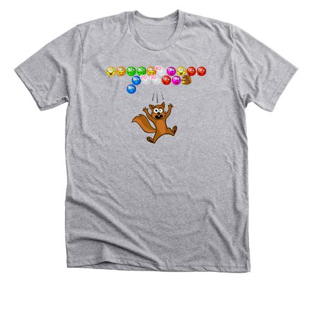 Crusoe's Squeaky Ball POP T-Shirt, a Athletic Heather Premium Unisex Tee