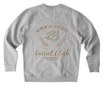 Surgical Social Club- Surgery, a Heather Grey Stanley/Stella Unisex Changer 2.0 Crewneck Sweatshirt (back-view)
