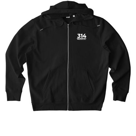 String Quartet is Cool Zip Up, a Black Stanley/Stella Unisex Cultivator 2.0 Zip Up Pullover Hoodie