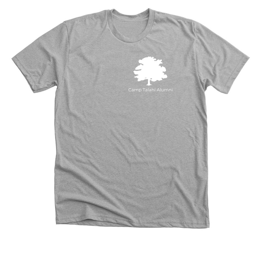 Camp Talahi - In the Wilderness, a Athletic Heather Premium Unisex Tee