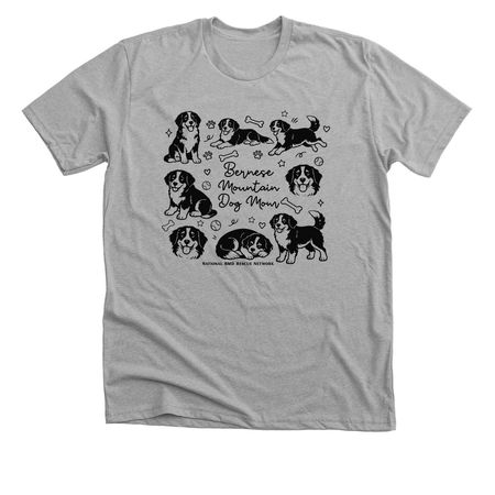 Berner Mom Apparel, a Athletic Heather Premium Unisex Tee