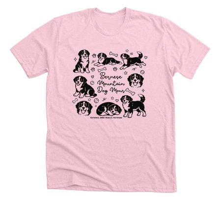 Berner Mom Apparel, a Heather Pink Premium Unisex Tee