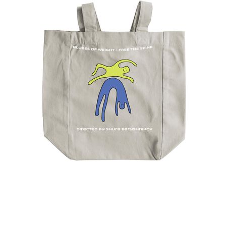 CDSP Canvas Bag, a Natural Recycled Cotton Tote Bag (back-view)