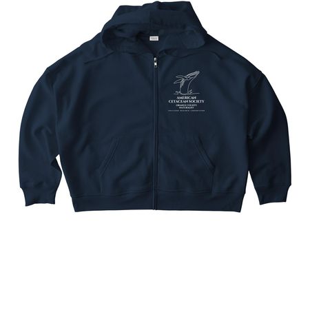NATURALIST Breach Pocket & Mission Back, a French Navy Stanley/Stella Women?s Stella Ida Zip Up Pullover Hoodie (back-view)