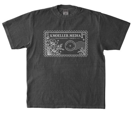 The KMoeller Stamp, a Shadow Heavyweight Garment Dye Tee