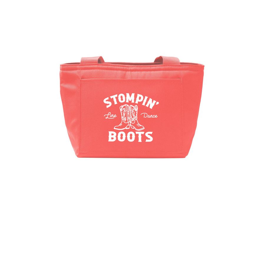 Insulated Lunch Tote, a Coral Splash Insulated Lunch Tote