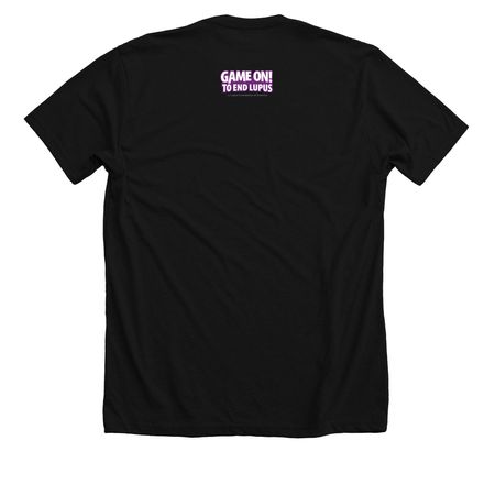 2023 Lupus Awareness "Butterwolf" T-shirts&nbsp;, a Solid Black Blend Premium Unisex Tee (back-view)