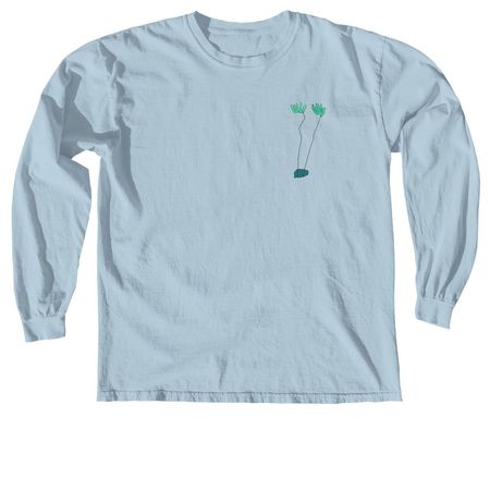 Finny Bouncing Machine, a Chambray Comfort Colors Long Sleeve Tee