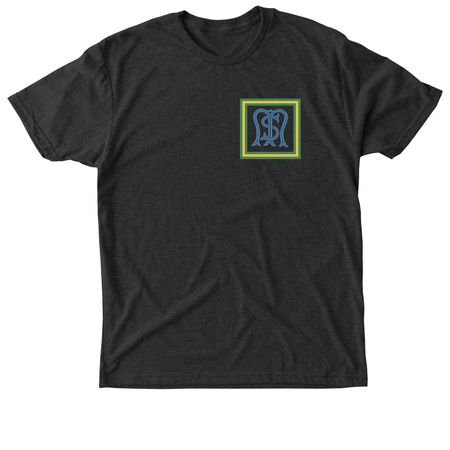 St. Mary's Throwback Logo, a Vintage Black Triblend Unisex Tee