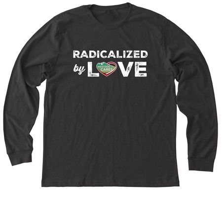 Radicalized by Love - WSC, a Dark Grey Heather Premium Long Sleeve Tee