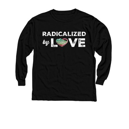 Radicalized by Love - WSC, a Black Youth Long Sleeve Tee