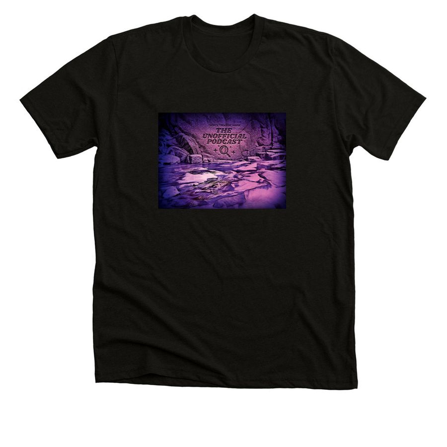 TTI Unofficial Logo In The Purple Image, a Black Heather Premium Unisex Tee