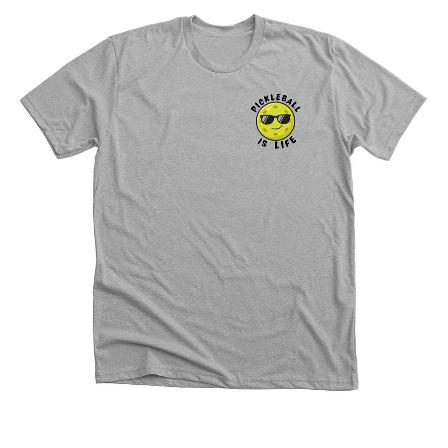 Pickleball Is Life, a Athletic Heather Premium Unisex Tee