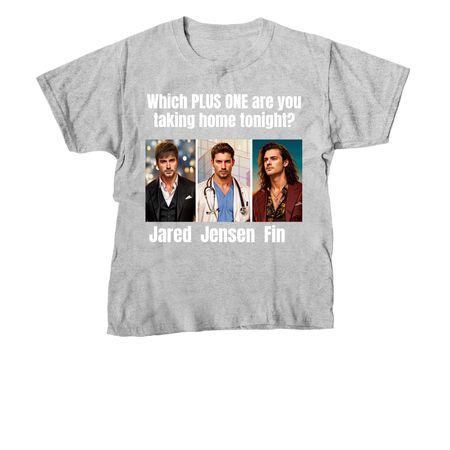 Plus One men, a Sport Grey Youth Unisex Tee