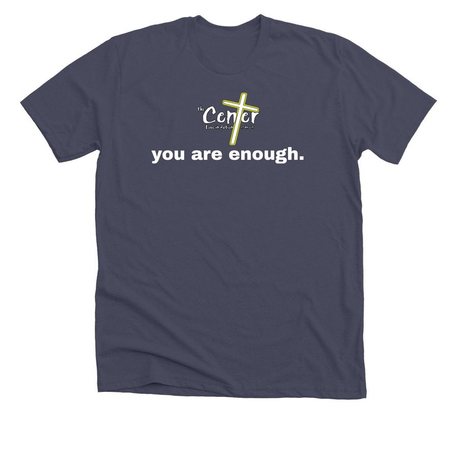 The Center T-Shirt Fundraiser&nbsp;, a Heather Midnight Navy Premium Unisex Tee