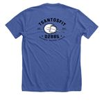 BIG 02885 COLLECTION, a Solid True Royal Premium Unisex Tee (back-view)