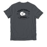 BIG 02885 COLLECTION, a Terrain Grey Allmade Organic Cotton Unisex Tee (back-view)