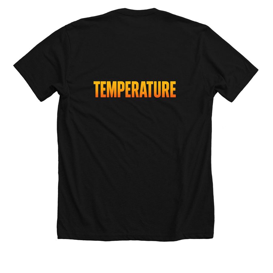 Body Melt: Melting Vibes & Iconic Style, a Solid Black Blend Premium Unisex Tee (back-view)