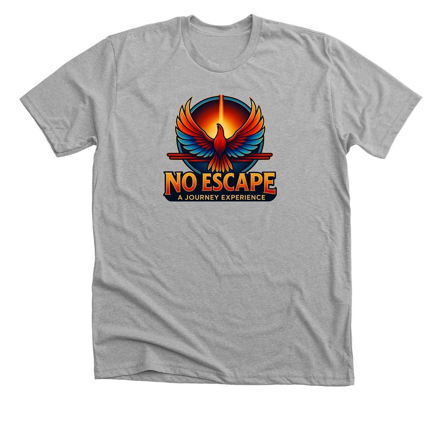 No Escape Band Merch!, a Athletic Heather Premium Unisex Tee