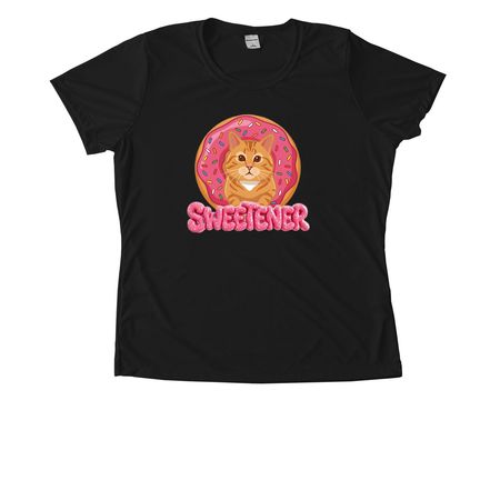 ACTIVE WEAR, a Black Women's Performance Tee