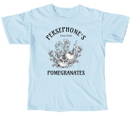 PERSEPHONE?S POMEGRANATES (Farm Fresh)&nbsp;, a Chambray Comfort Colors Unisex Tee