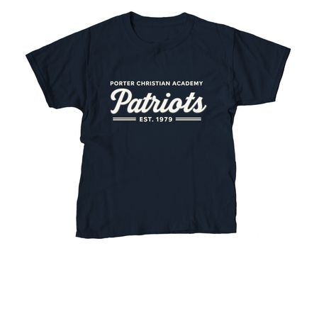 Patriot Spirit Shirt, a Navy Youth Unisex Tee